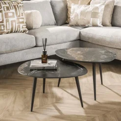 Salontafel Set van 2 ANETA Organisch