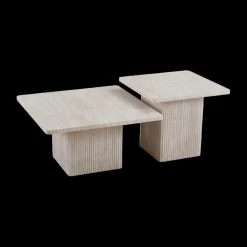 Salontafel AGATHA S/2 Decor Travertin Beige