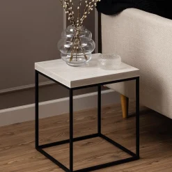 Salontafel AGNES Travertijnlook 40x45