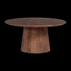 Salontafel DOMINGO Mango Lichtbruin Ø80