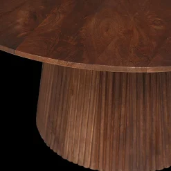 Salontafel DOMINGO Mango Lichtbruin Ø80