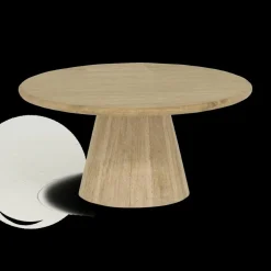 Salontafel ECHO Ø90 Travertin