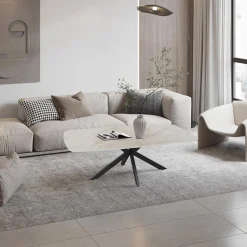 Salontafel HERMES Steenlook Beige 130x70