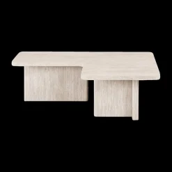 Salontafel ISANDRO 2Del. 120x120 Decor Travertin