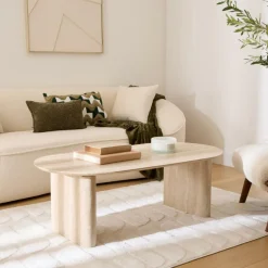 Salontafel LAGOON 120x60 Travertijnlook