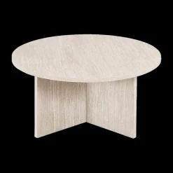 Salontafel MAERIS Ø90 Decor Travertin