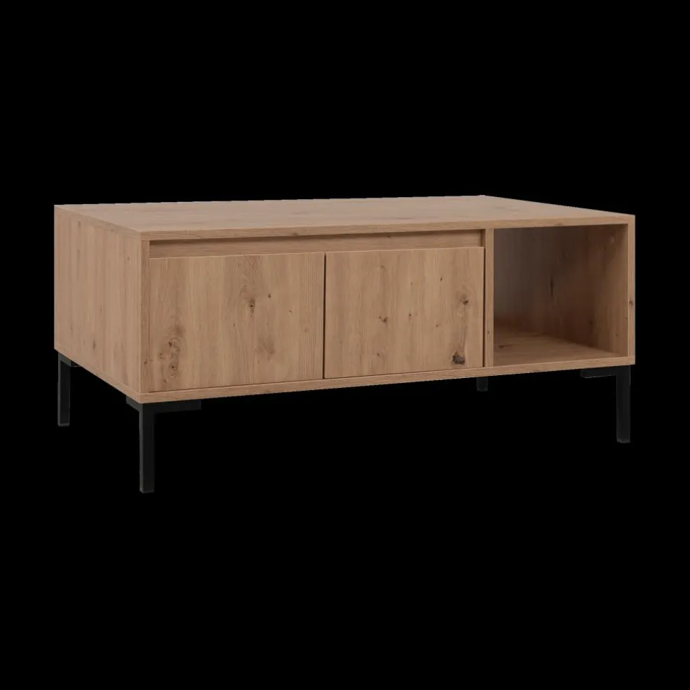 Salontafel MARE Artisan eik/zwart