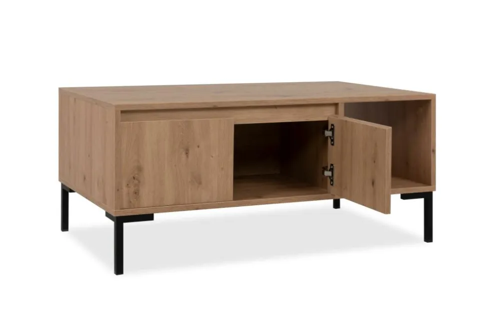 Salontafel MARE Artisan eik/zwart