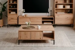 Salontafel MARE Artisan eik/zwart