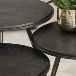 Salontafel NAYA Metallic grijs