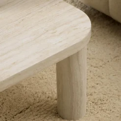 Salontafel NOVI Travertijnlook 100x75