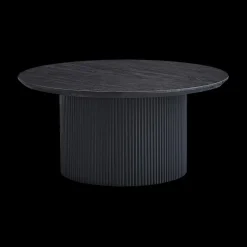 Salontafel PORTO Decor Donkerbruin Ø80