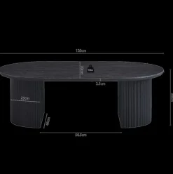 Salontafel PORTO Decor Donkerbruin 120x70