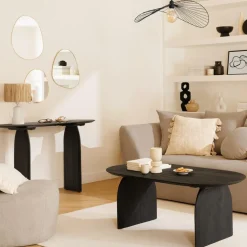 Salontafel POSTURE Mango Zwart