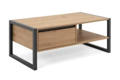 Salontafel ROCKY 100x55 Artisan Eik/Anthraciet