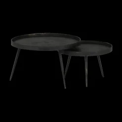 Salontafel RONDINO Metallic Ø76/58
