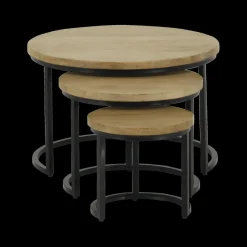Salontafel S/3 BECCA Rond Mango