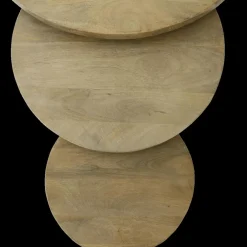 Salontafel S/3 BECCA Rond Mango