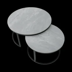 Salontafel S/2 TWINNY Steen Grijs