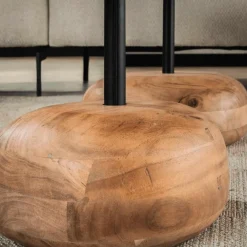 Salontafel Set van 2 FRESCO Driehoekig