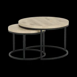 Salontafel Set van 2 SIGNA Canyon Oak