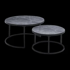 Salontafel set VINNIE Grijs