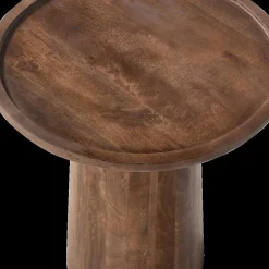 Salontafel TIAGO Ø45 Mango Lichtbruin