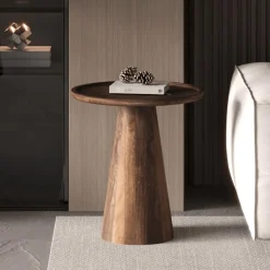 Salontafel TIAGO Ø45 Mango Lichtbruin