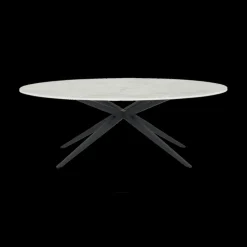 Salontafel VERMEER Keramiek Grijs 130x65