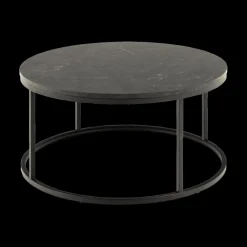 Salontafel VICARI Melamine Marmer Zwart