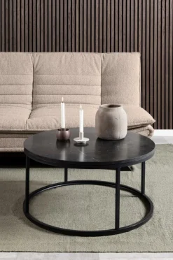 Salontafel VICARI Melamine Marmer Zwart