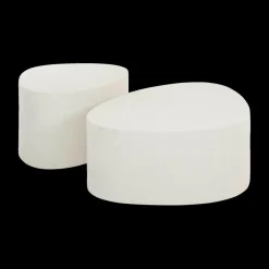 Salontafel WINNIE S/2 Stone Driehoekig