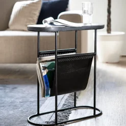 Salontafel/Krantenbak EGGIS Met. Zwart