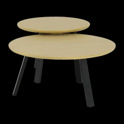 Salontafelset FURANO Ø80-H45/Ø60-H40