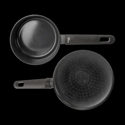 Sauspan FULL BLACK Alu Zwart M/Deksel