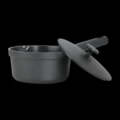 Sauspan ZANDER Ø18 met Deksel Zwart