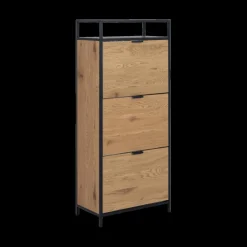 Schoenenkast BOKSKAP 3L/Legger (Wild Oak), B56-H129-D30