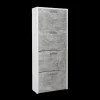 Schoenenkast 4L, B64-H158, Wit-Beton