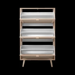 Schoenenkast 3L EIVISSA Sonoma Eik/Riet