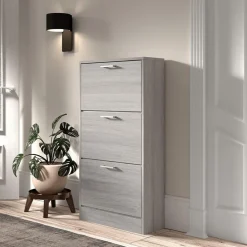 Schoenenkast MAUI 3L Grijze Eik