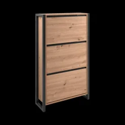 Schoenenkast ROCKY Artisan Eik/Antraciet