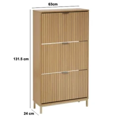 Schoenenkast TRIASO Naturel