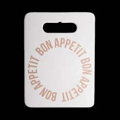 Serveerplank BON APPETIT M/Kaasmesje Wit/Goud