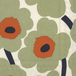 Servet UNIKKO S/20 Groen/Oranje
