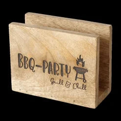 Servethouder BBQ-PARTY Mango Bruin
