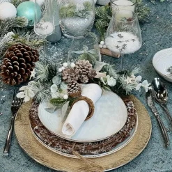 Servetring S/2 DENRY Besneeuwde Tak