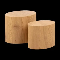 Set van 2 salontafels RIKA Wild Oak