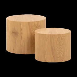 Set van 2 salontafels RIKA Wild Oak