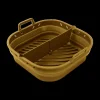 Silicone Bakvorm Airfryer AIRY Vierkant Oker