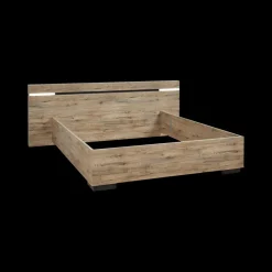 Slaapkamer LAFON: Kleerkast 245cm + Bed 180x200 + Commode + 2x Nachttafels